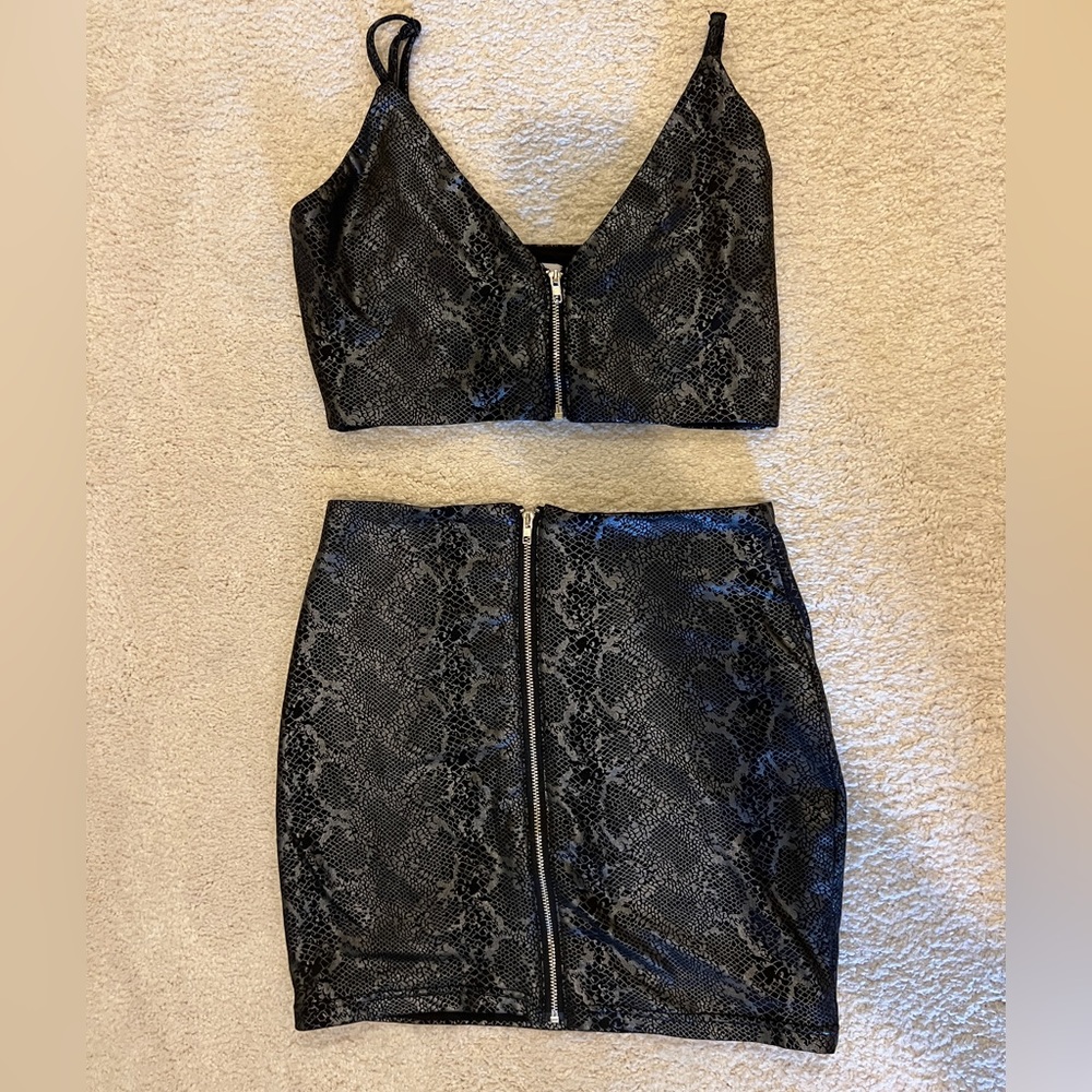 REVOLVE Superdown Skirt Set (Top and Bottom)